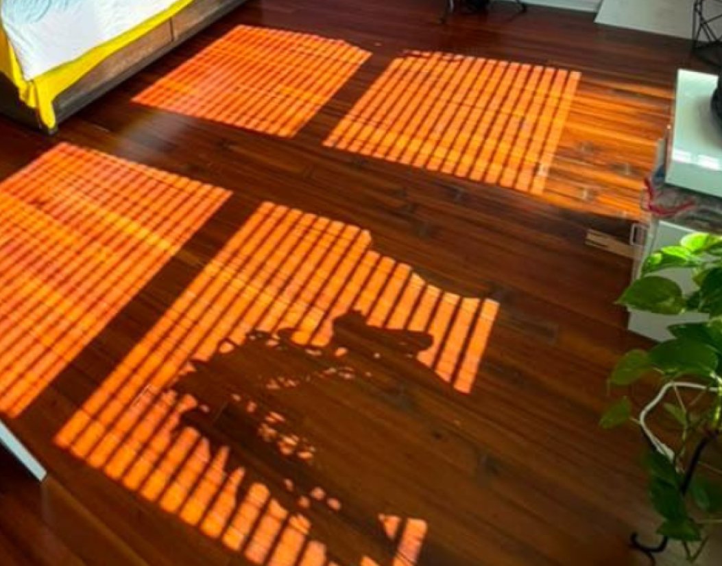 Flooring after installation
