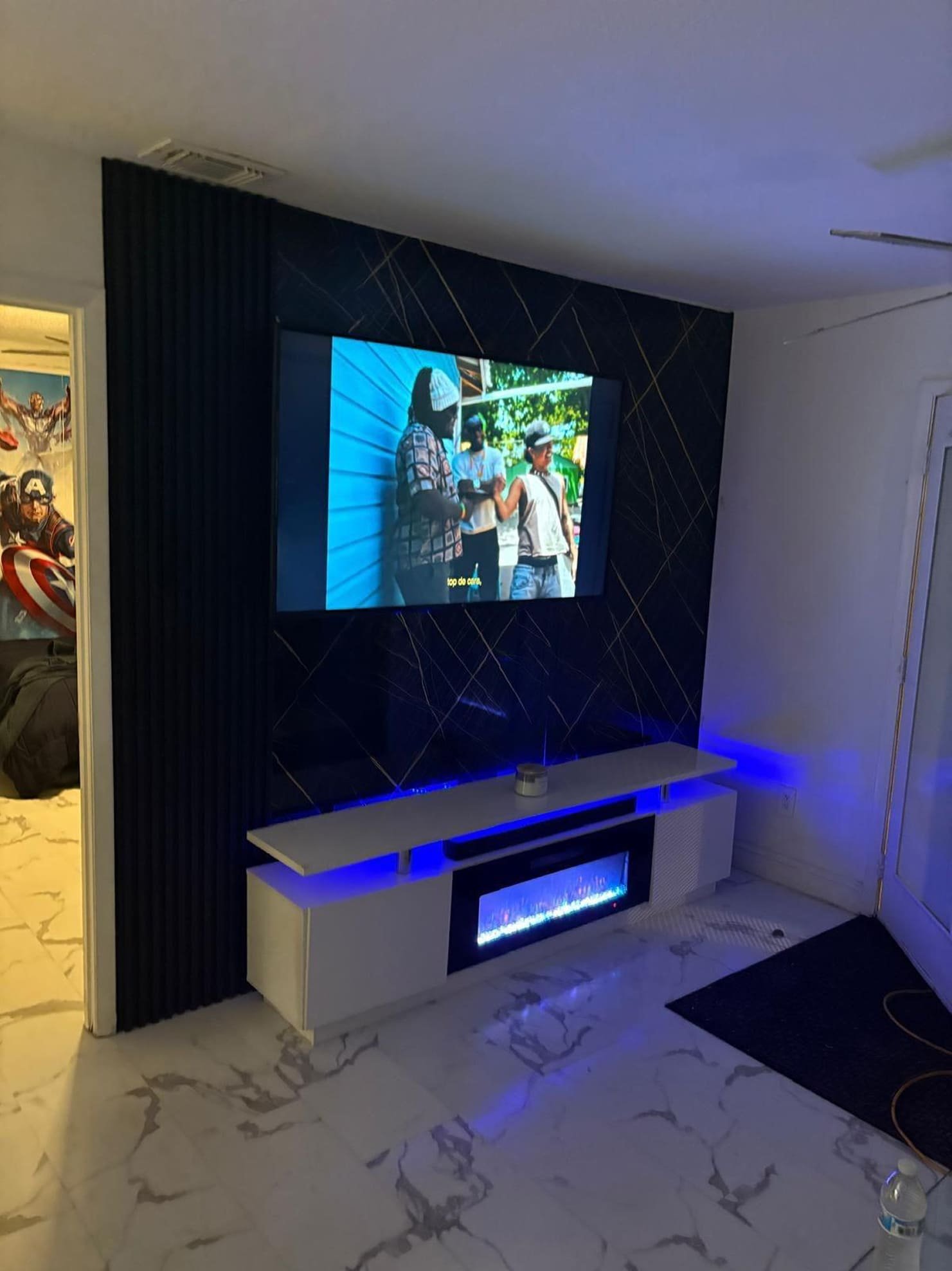 Living room after renovation