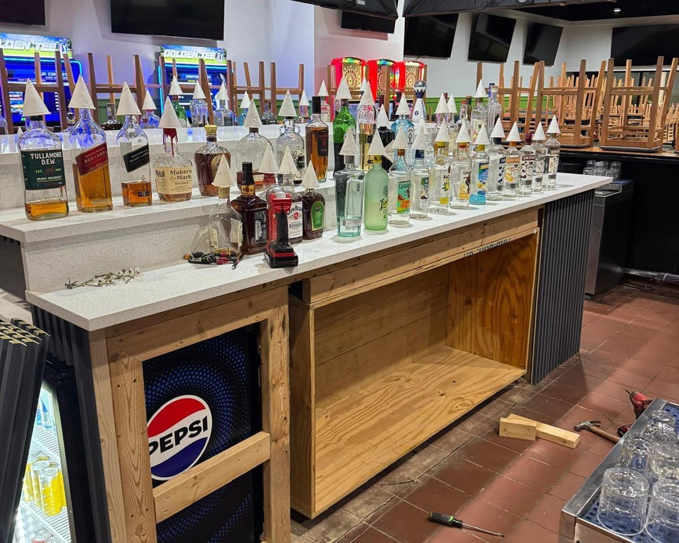 Bar before remodel