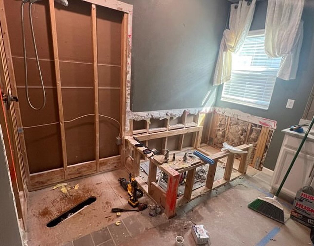 Bathroom before renovation
